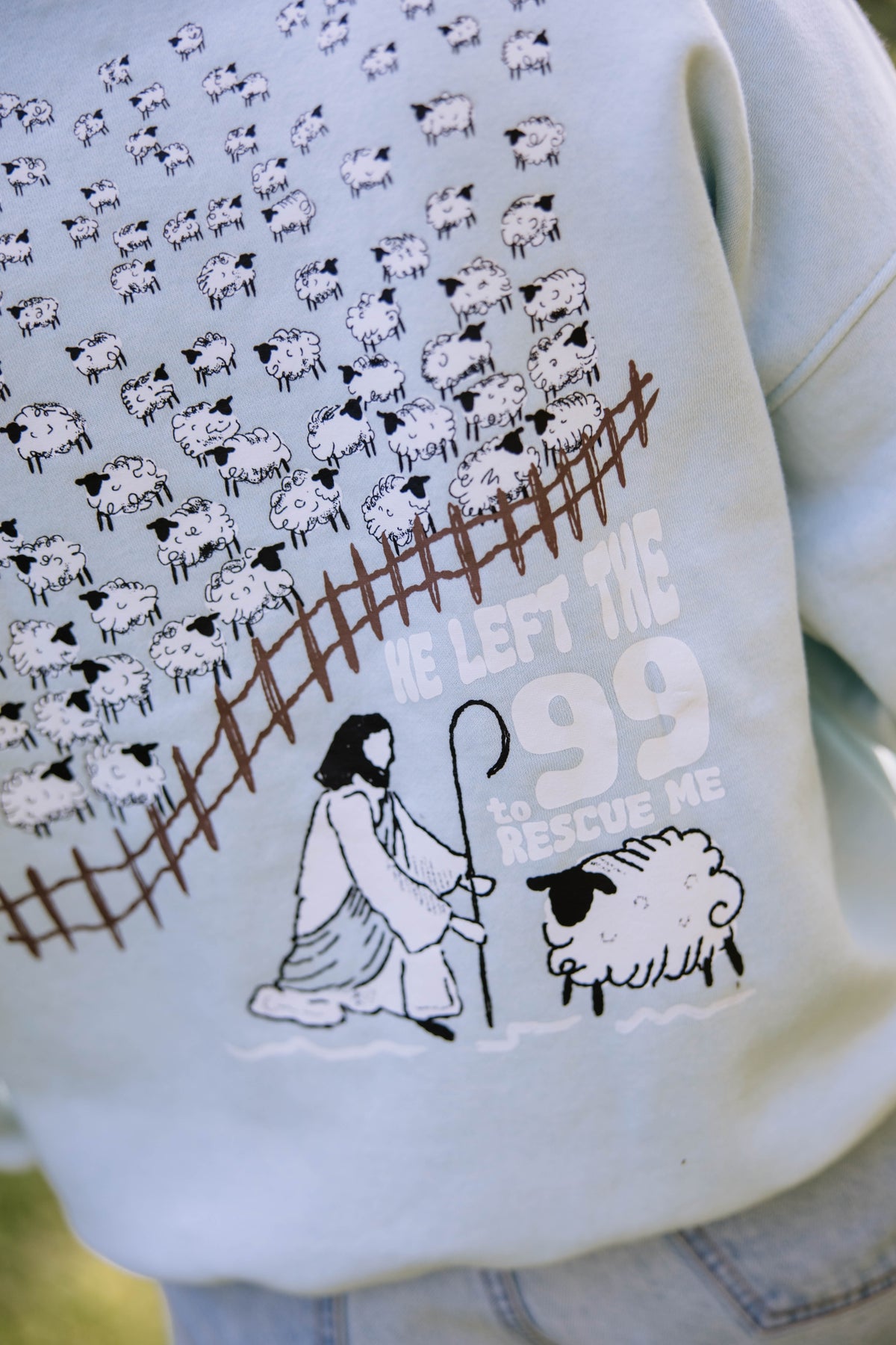 He Rescued Me Doodle Sweatshirt