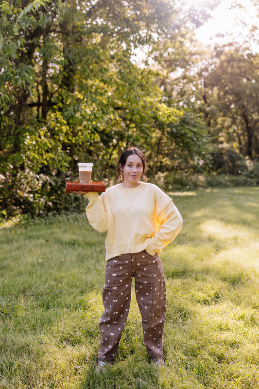 Gracefully Grounded Barrel Jeans
