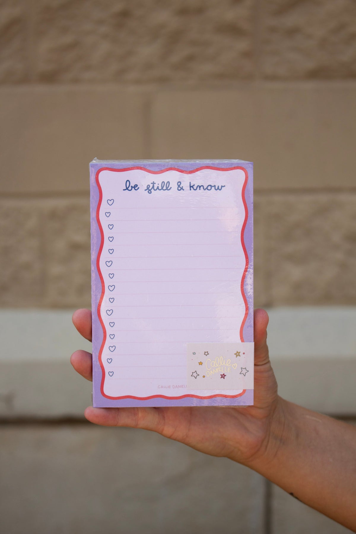 Be Still & Know Notepad
