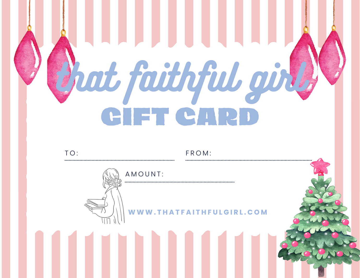 Faithful Girl Gift Card