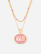 Pink Wwjd Necklace