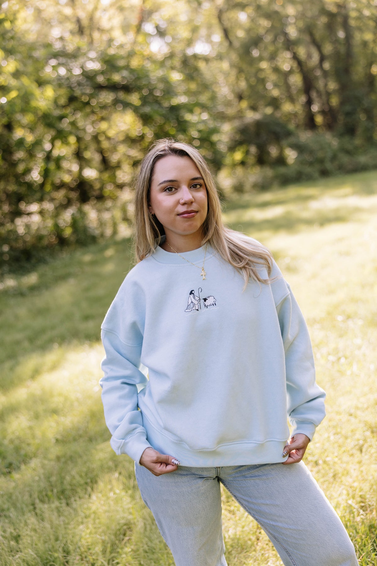 He Rescued Me Doodle Sweatshirt