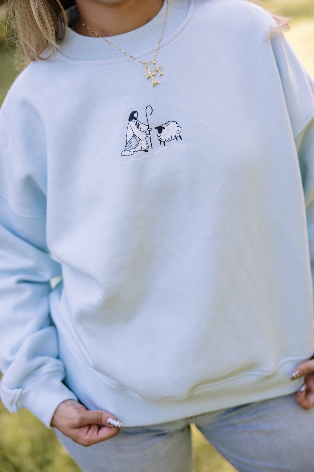 He Rescued Me Doodle Sweatshirt