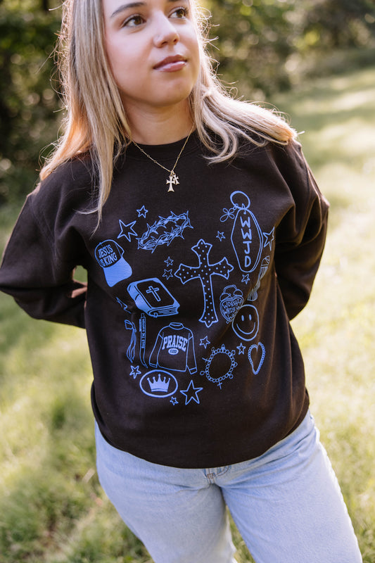 Faith Collage Sweatshirt