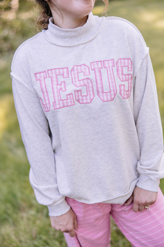 Jesus Girl Mock Neck