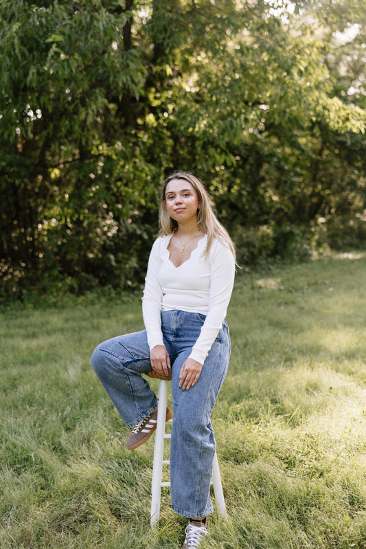 Harvest Hues Barrel Jeans