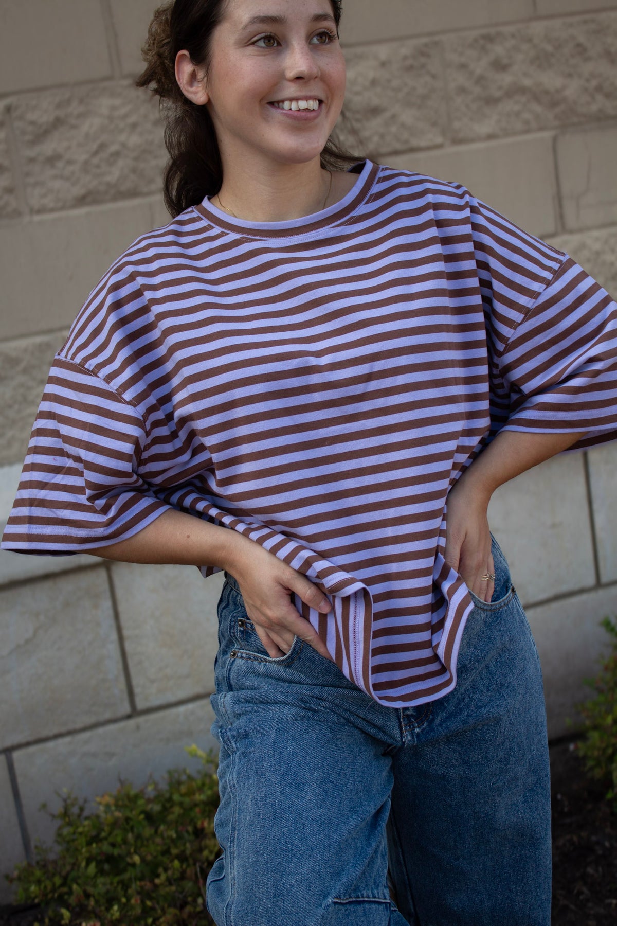 Oat Striped Tee