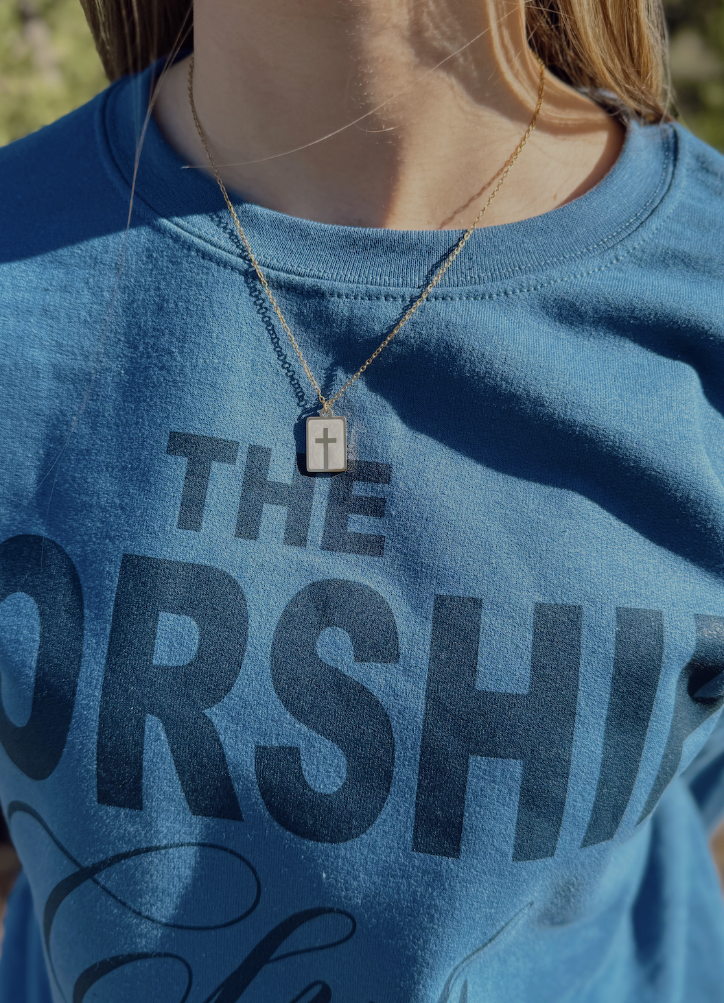 Enamel Cross Necklace