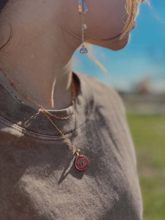Pink Wwjd Necklace