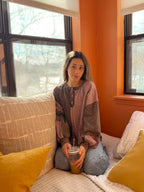 The Beloved Heart Stripe Henley