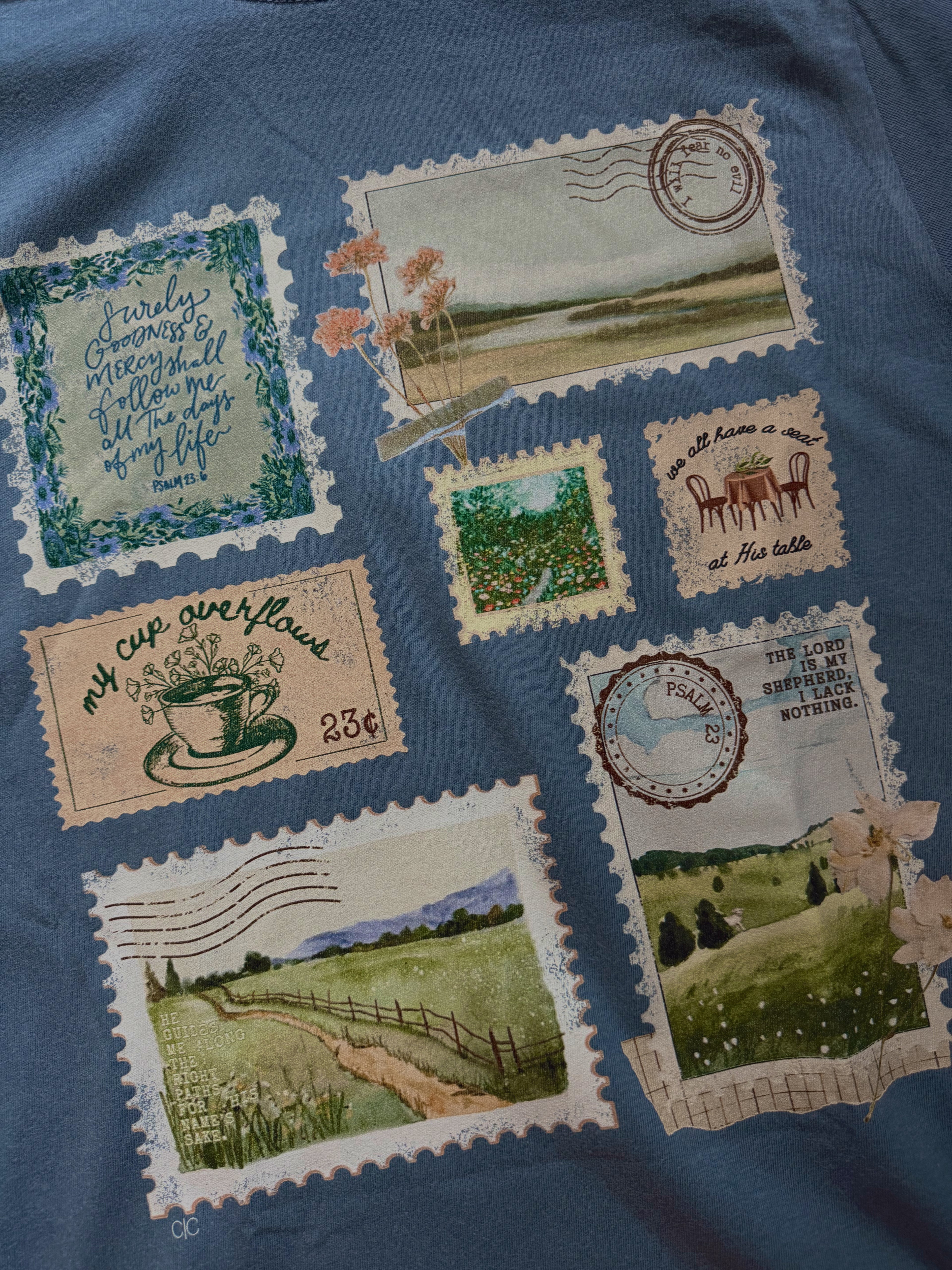 Psalm 23 Stamp Tee