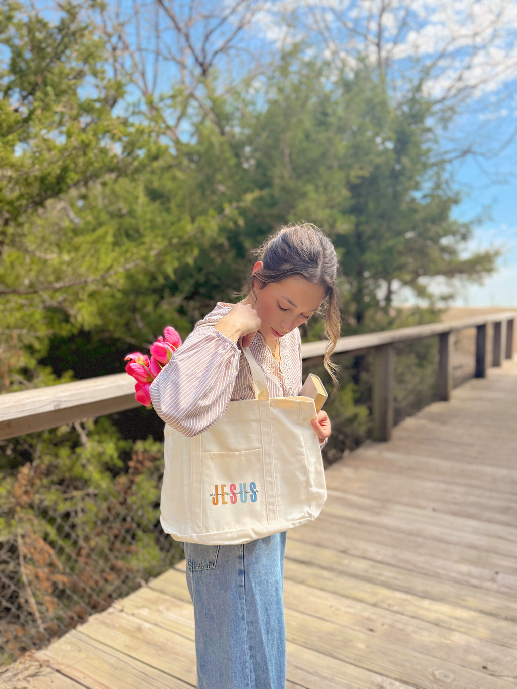 Carry His Name Tote