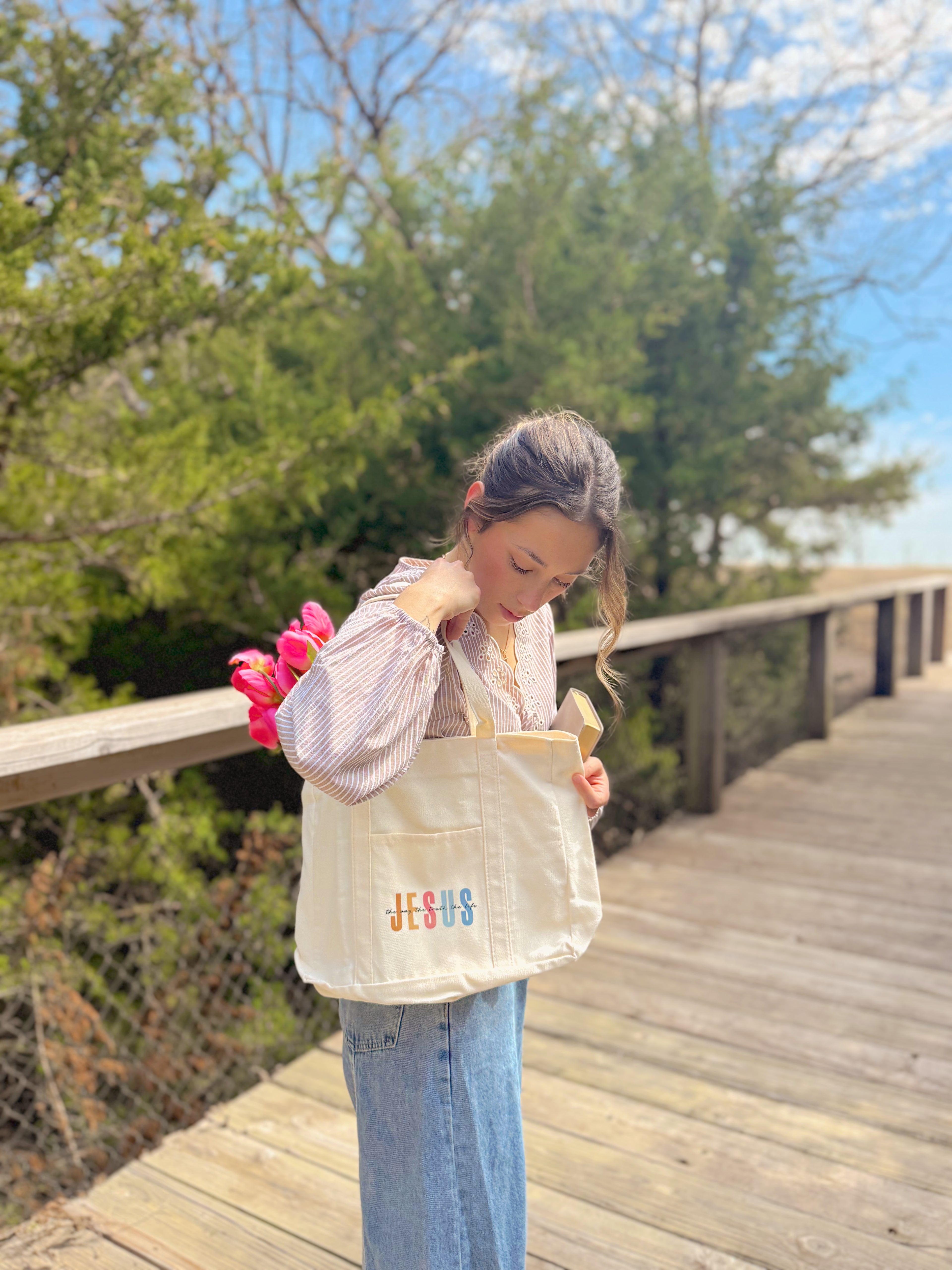 Carry His Name Tote