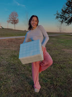 Holiday Grace Striped Sweatpants