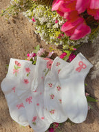 Blushing Bloom Socks
