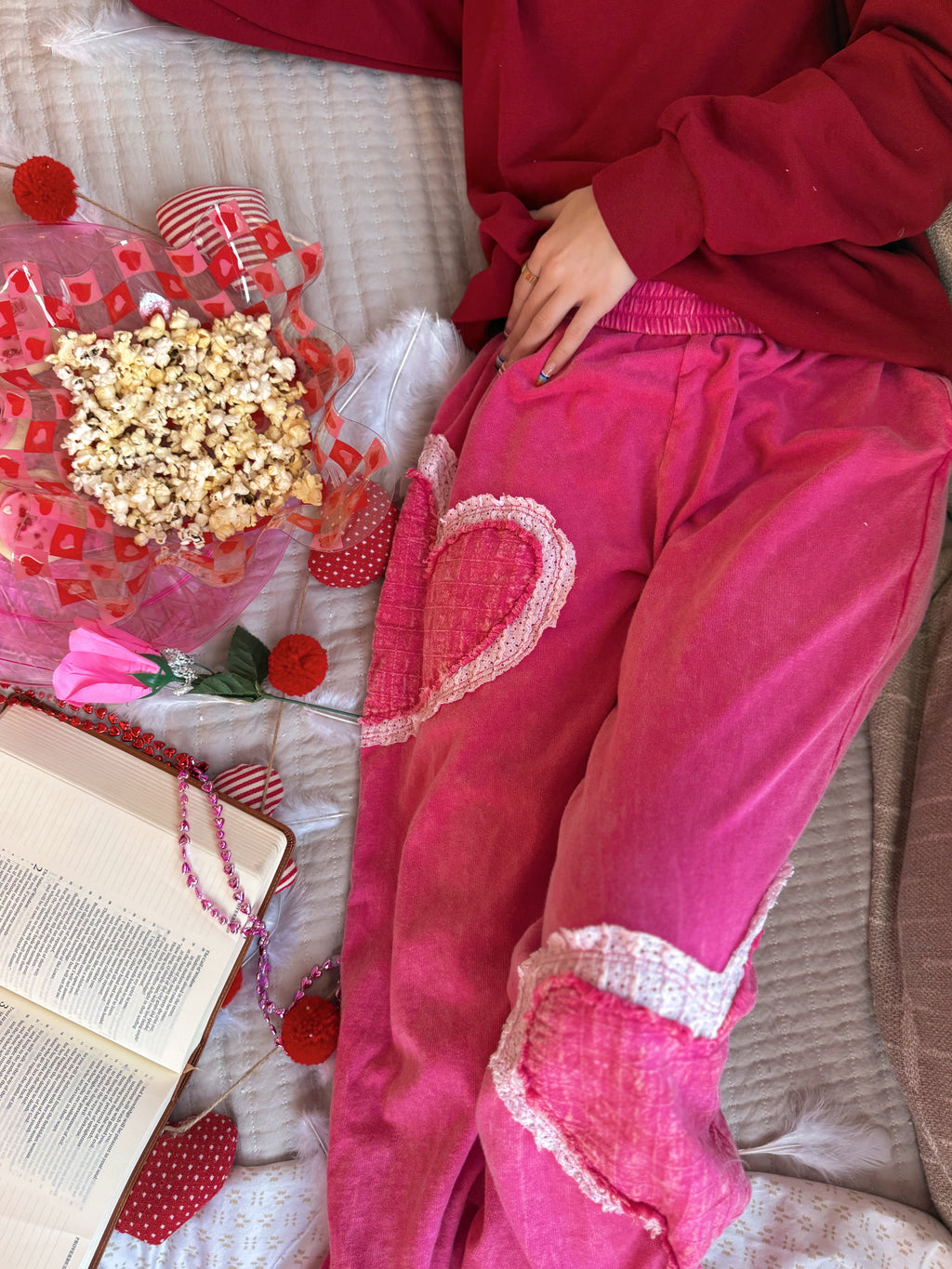Love First Mineral Wash Sweatpants