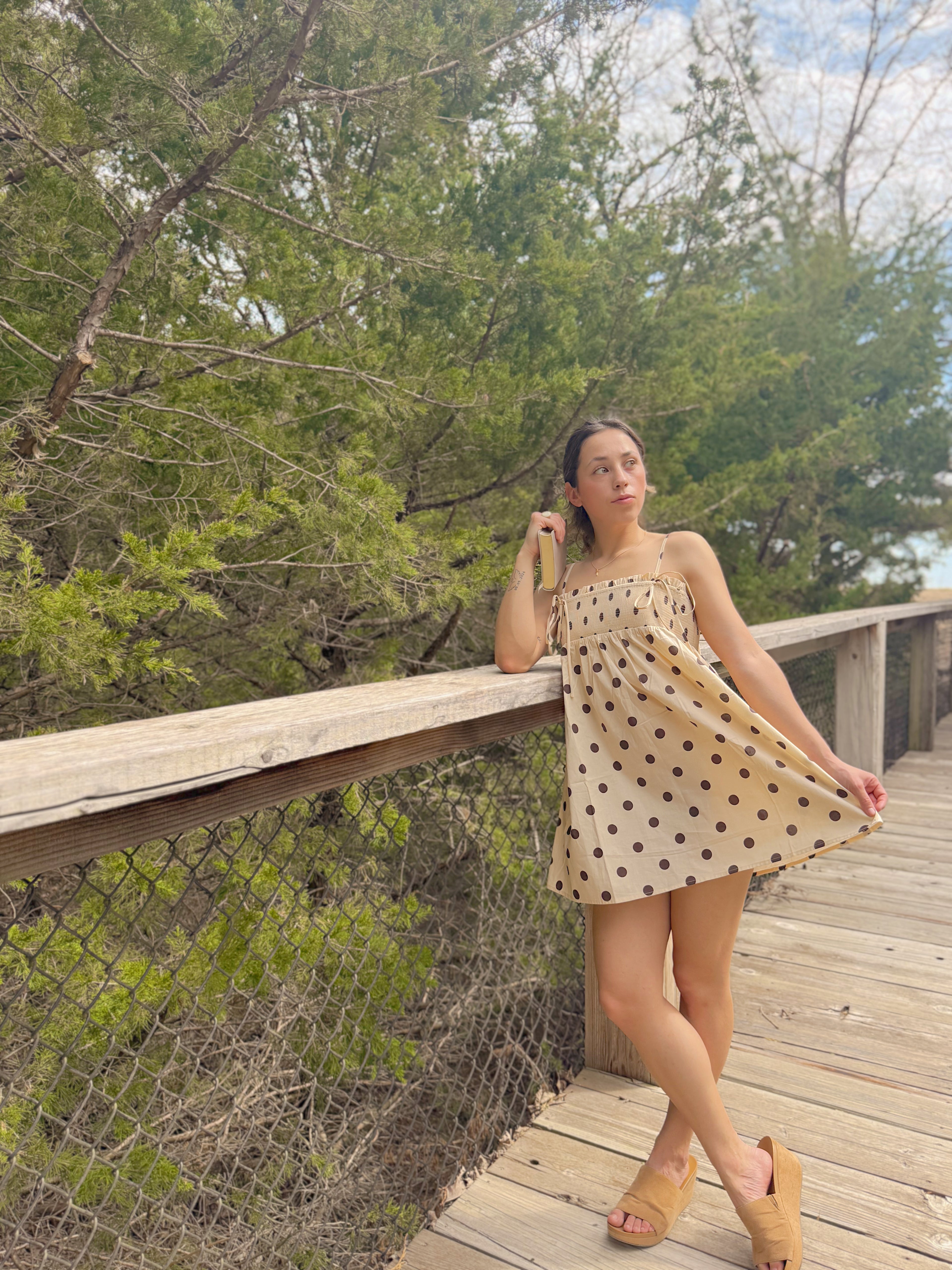 Sweet Simplicity Polka Dot Dress
