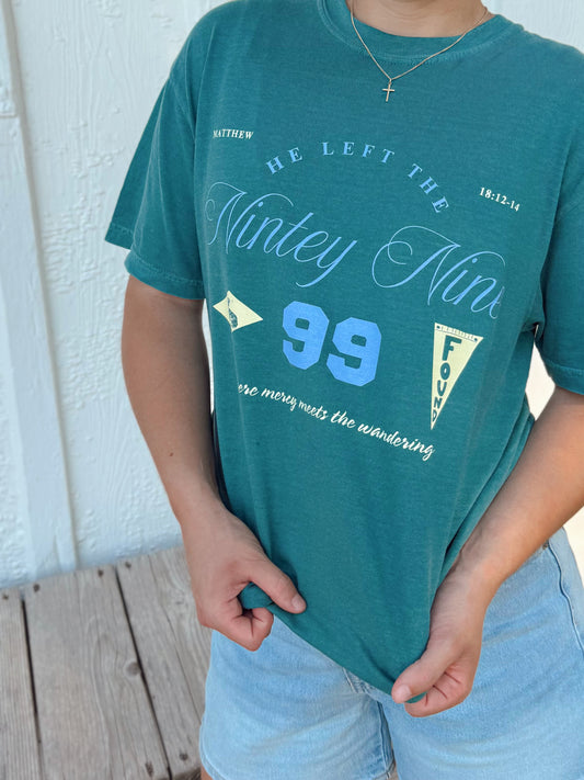 He Left the 99 Tee