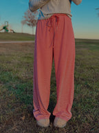 Holiday Grace Striped Sweatpants