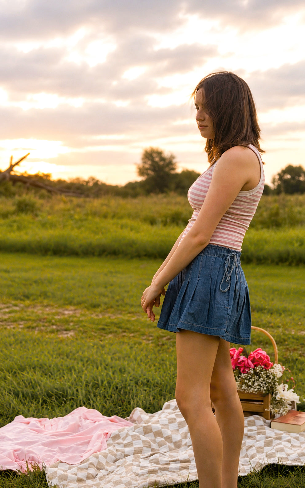 Joyful Journey Denim Shorts