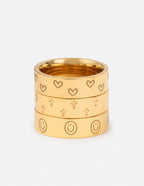 Smile Engraved Ring
