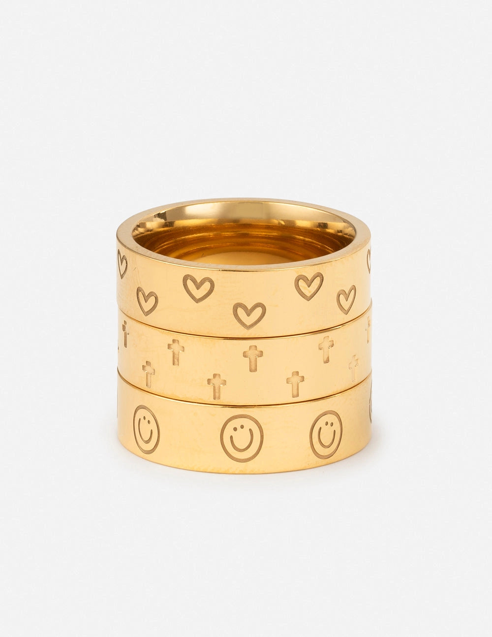 Smile Engraved Ring